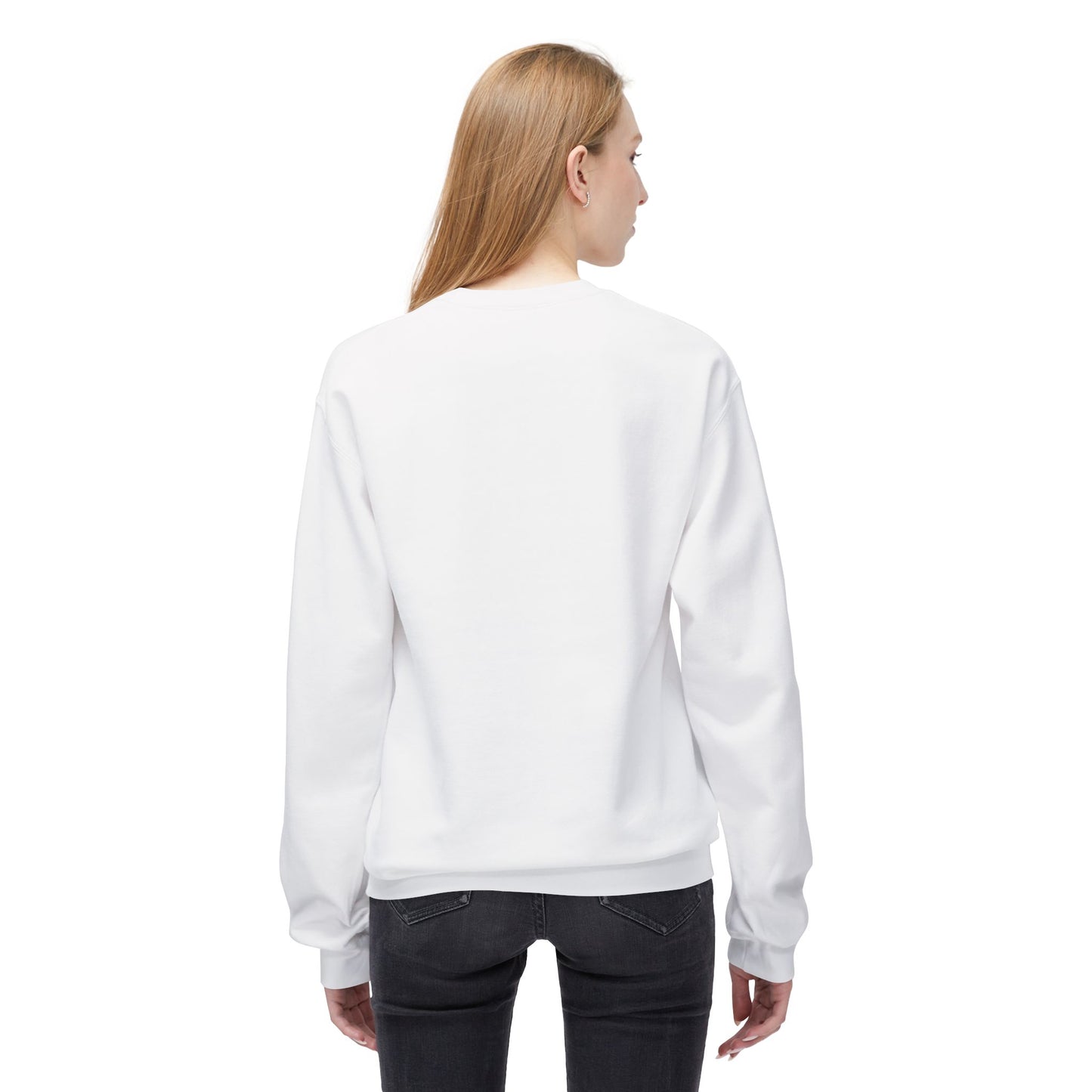 NO THANK YOU Fleece Crewneck Sweatshirt