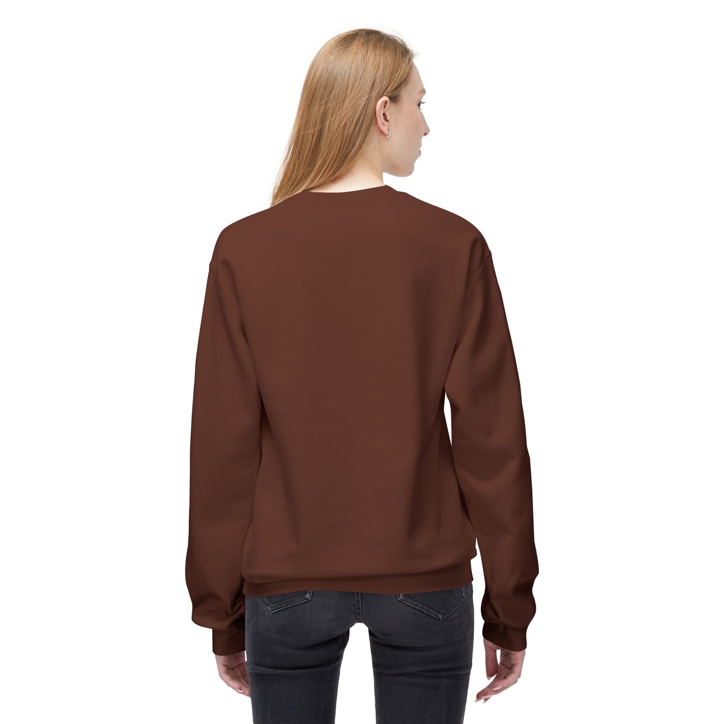 NO THANK YOU Fleece Crewneck Sweatshirt